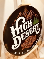 enseigne Harley Davidson High Desert