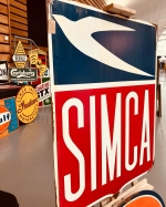 enseigne tole Simca